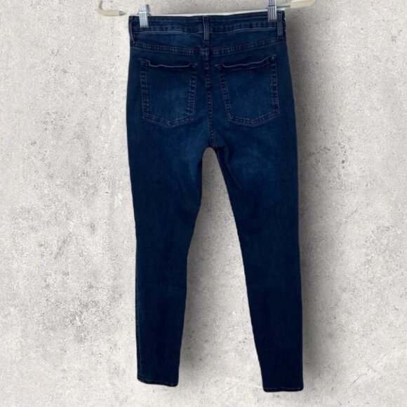 Acne Studios Skin 5 Deep Skinny Jeans Denim Size 26 Dark Indigo Blue‎ Stretch - Picture 9 of 12
